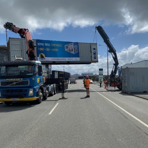 Container bridge at Burt Munro Challenge 2020